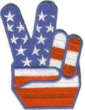 USA FLAG PEACE PATCH - HATNPATCH
