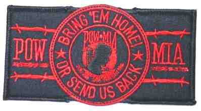 RECT BRING 'EM HOME - RED PATCH - HATNPATCH