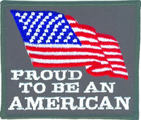 PROUD TO BE AN AMERICAN PATCH - HATNPATCH