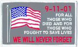 911 - WE WILL NEVER FORGET PATCH - HATNPATCH
