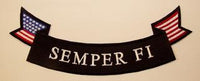 Semper Fi Lower Rocker - Large PATCH - HATNPATCH