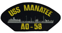USS MANATEE AO-58 PATCH - HATNPATCH