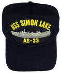 USS SIMON LAKE AS-33 HAT - Found per customer request! Ask Us! - HATNPATCH