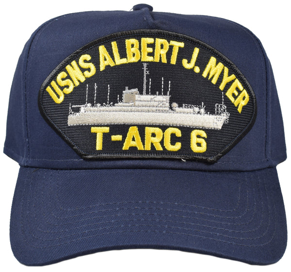 USNS Albert J. Myer T-ARC 6 Ship HAT - Navy Blue - HATNPATCH