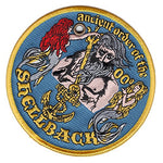 Ancient Order of the Shellback Christmas Ornament double sided Patch - Veteran Owned Business - HATNPATCH