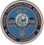 31st Naval Construction Regiment Patch - Port Hueneme - HATNPATCH