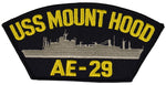 USS MOUNT HOOD AE-29 SHIP PATCH - GREAT COLOR - Veteran Owned Business - HATNPATCH