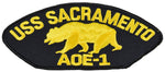 USS SACRAMENTO AOE-1 SHIP PATCH - HATNPATCH