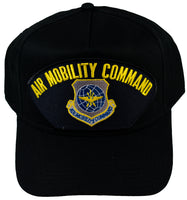 USAF AIR Mobility Command HAT - Black - Veteran Owned Business - HATNPATCH