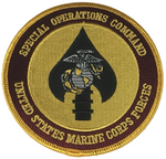 MARSOC MARINE CORPS FORCES SPECIAL OPERATIONS COMMAND PATCH - COLOR - Veteran Owned Business - HATNPATCH