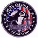 V-22 OSPREY TILT ROTOR PATCH BELL BOEING VTOL USAF AIR FORCE USMC MARINE CORPS - HATNPATCH