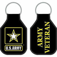US ARMY VETERAN WITH ARMY STRONG STAR LOGO KEY CHAIN SOLDIER FOR LIFE - HATNPATCH