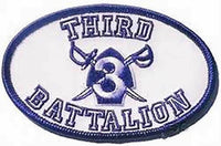 3RD THIRD RECRUIT TRAINING BATTALION RTBN PATCH MCRD PARRIS ISLAND SAN DIEGO - HATNPATCH