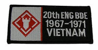 US ARMY 20TH ENGINEER BRIGADE 1967-1971 VIETNAM PATCH VETERAN CASTLE ESSAYONS - HATNPATCH