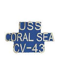 Coral Sea CV-43 Pin - HATNPATCH