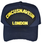 United States Naval Forces Europe London CINCUSNAVEUR Hat - NAVY BLUE - Veteran Owned Business - HATNPATCH