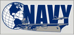 Navy w/Globe and Ship Decal - HATNPATCH