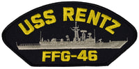 USS RENTZ FFG-46 SHIP PATCH - GREAT COLOR - Veteran Owned Business - HATNPATCH