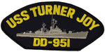 USS TURNER JOY DD-951 SHIP PATCH - GREAT COLOR - Veteran Owned Business - HATNPATCH