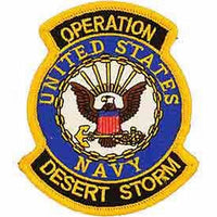 UNITED STATES NAVY OPERATION DESERT STORM PATCH - Bright Colors - Veteran Owned Business. - HATNPATCH