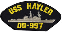 USS HAYLER DD-997 SHIP PATCH - GREAT COLOR - Veteran Owned Business - HATNPATCH