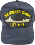 USS Sumner County LST-1148 Ship HAT. Navy Blue. Veteran Family-Owned Business. - HATNPATCH