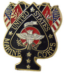 MARINE FLAGS HAT PIN - HATNPATCH