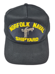 Norfolk Naval Shipyard HAT - Black - Veteran Owned Business - HATNPATCH