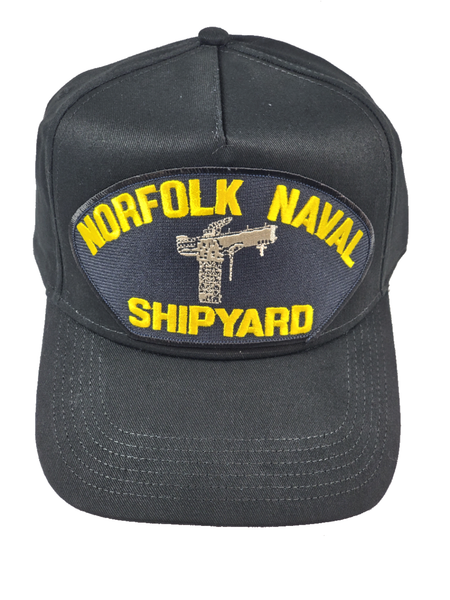 Norfolk Naval Shipyard HAT - Black - Veteran Owned Business - HATNPATCH