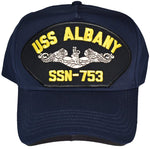 USS ALBANY SSN-753 (Silver Dolphin) HAT - HATNPATCH