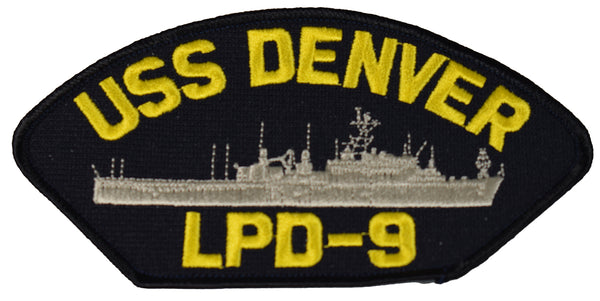 USS DENVER LPD-9 SHIP PATCH - GREAT COLOR - Veteran Owned Business - HATNPATCH