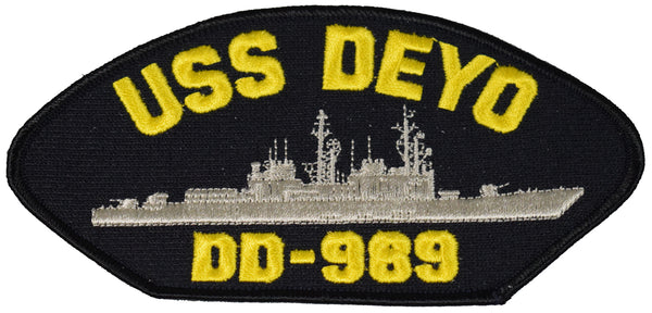 USS DEYO DD-989 SHIP PATCH - GREAT COLOR - Veteran Owned Business - HATNPATCH