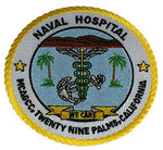 NAVAL HOSPITAL 29 PALMS CALIFORNIA Patch - Vivid Colors - Veteran Owned Business. - HATNPATCH