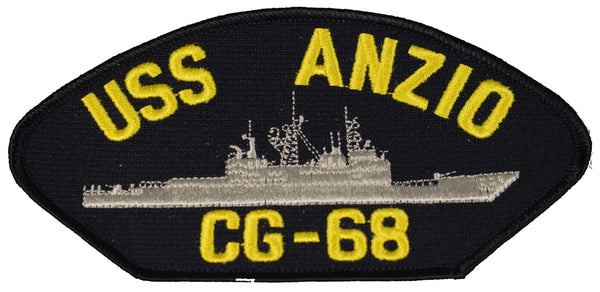 USS ANZIO CG-68 SHIP PATCH - GREAT COLOR - Veteran Owned Business - HATNPATCH