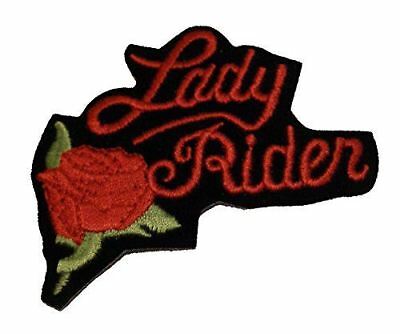 Lady Rider Patch - Red - HATNPATCH