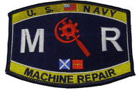 USN NAVY MR MACHINE REPAIR MOS RATING PATCH SAILOR VETERAN - HATNPATCH