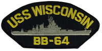 USS WISCONSIN BB-64 PATCH - HATNPATCH