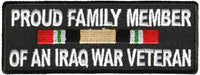 PROUD FAMILY MEMBER OF AN IRAQ WAR VETERAN WITH RIBBON Patch - HATNPATCH