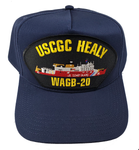 USCGC HEALY WAGB-20 Ship Hat - Navy Blue - Veteran Owned Business - HATNPATCH