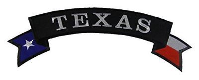 LARGE TEXAS STATE TOP ROCKER BACK PATCH BIKER PRIDE LONESTAR DON'T MESS WITH - HATNPATCH
