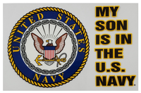 My Son is in the Navy Decal - HATNPATCH