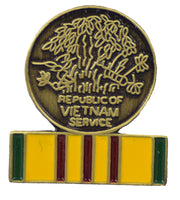 VIETNAM SERVICE MEDAL HAT PIN - HATNPATCH