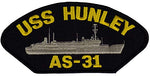 US Navy USS Hunley AS-31 Patch - Found per customer request! Ask Us! - HATNPATCH