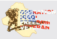 Operation Iraqi Freedom Vet. Decal - HATNPATCH