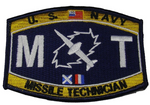 USN NAVY MT MISSILE TECHNICIAN MOS RATING PATCH SAILOR VETERAN - HATNPATCH