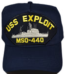 USS EXPLOIT MSO-440 HAT - HATNPATCH