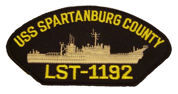 US Navy USS SPARTANBURG COUNTY LST-1192 PATCH - Veteran Owned Business - HATNPATCH