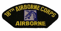 US ARMY XVIII 18TH AIRBORNE CORPS PATCH VETERAN SKY DRAGONS FORT BRAGG NC - HATNPATCH