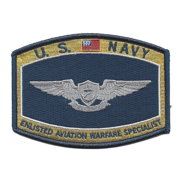 USN ENLISTED AVIATION WARFARE SPECIALIST Patch - HATNPATCH