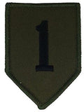 1st Infantry Division OD Subd Army Patch - HATNPATCH